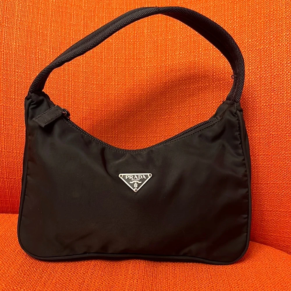 PRADA NECESSAIRE TESSUTO 1990’s top handle bag - Picture 2 of 14